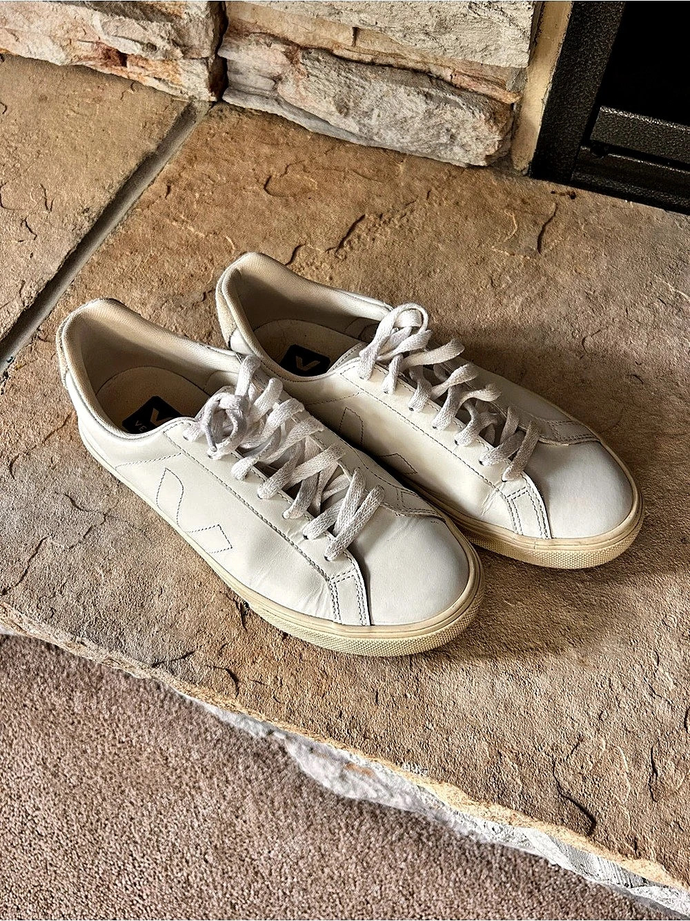 Veja Esplar Leather White Pierre Sneakers